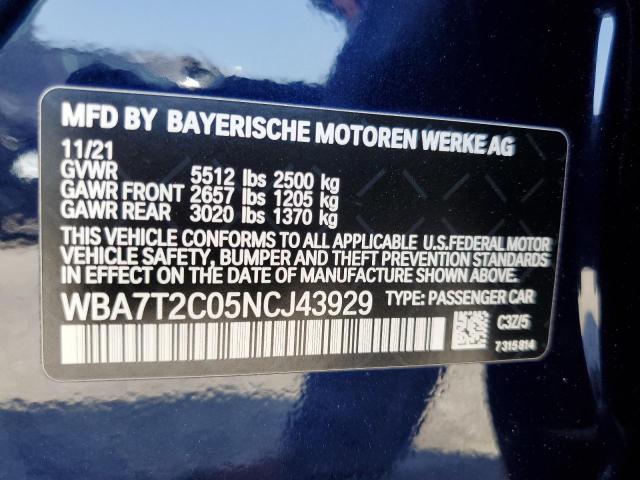 WBA7T2C05NCJ43929