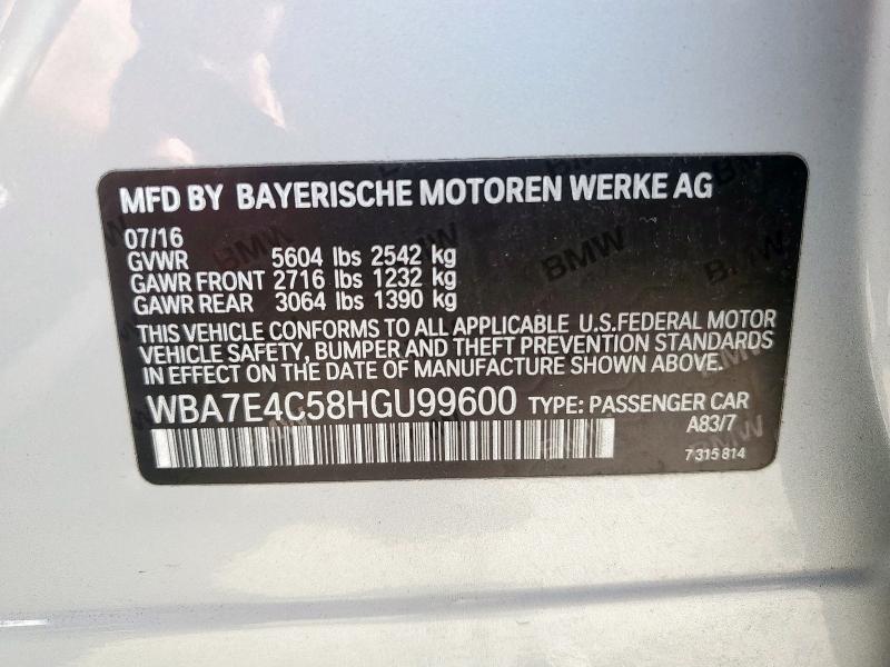 WBA7E4C58HGU99600