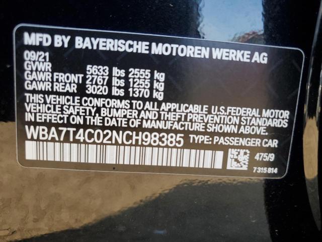 WBA7T4C02NCH98385