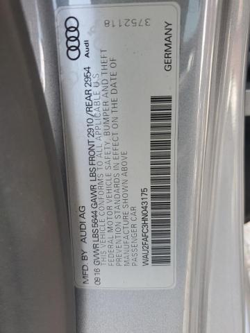 WAU2FAFC3HN043175