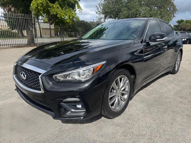 2021 INFINITI Q50 PURE — VIN JN1EV7AP1MM701174