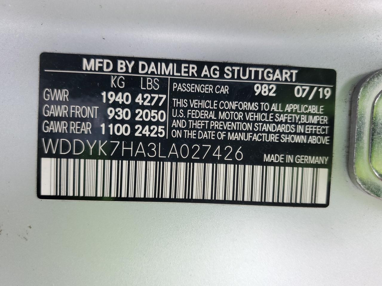 WDDYK7HA3LA027426
